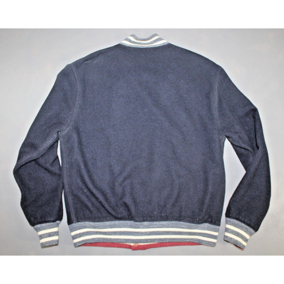 POLO Ralph Lauren Reversible Varsity Track Team P-Wing Satin Wool Jacket Large - Picture 14 of 14